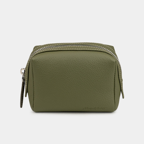 Несессер Mignon из кожи теленка, зеленого цвета