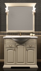 Зеркало РИСПЕКТО 95, слоновая кость