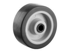 ЗУБР d 50 мм, г/п 40 кг, резина/полипропилен, термопластичное колесо, Профессионал (30946-50)