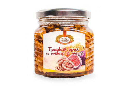 Грецкие орехи и инжир в меду, 300г