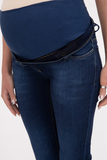 Утепленные джинсы для беременных (SKINNY) 10708 синий