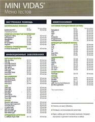 МиниВидас расходные материалы