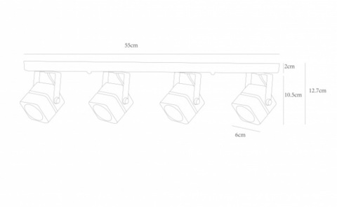 Спот Arte Lamp MISAM A1315PL-4BK