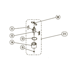 Запчасть №211 для HGSR. Мотор в сборе
