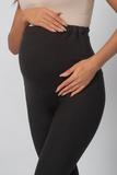 Леггинсы для беременных 19173 черный меланж