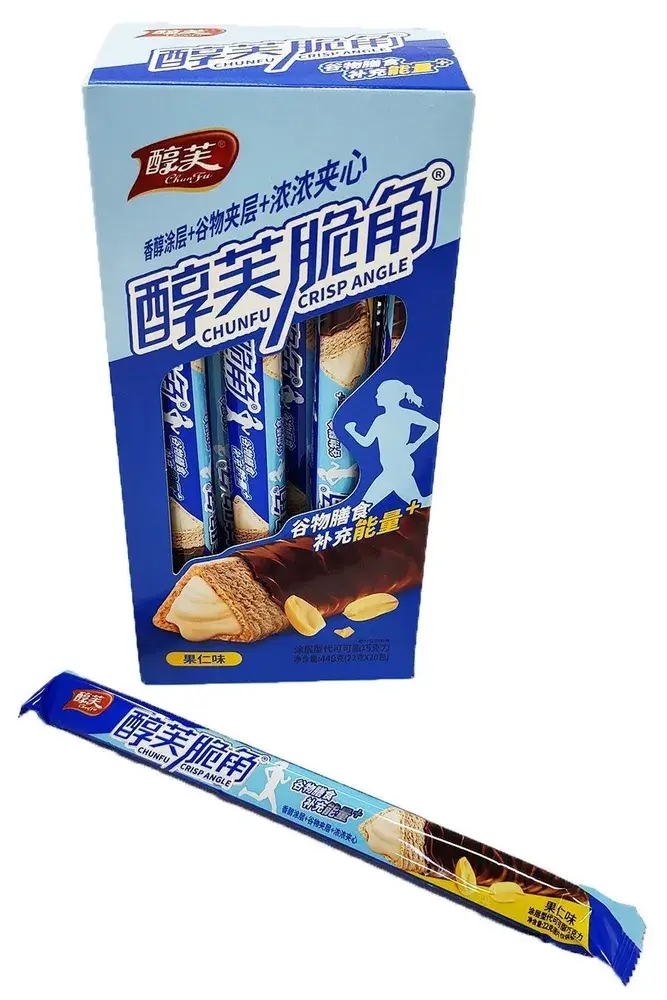 Хрустящие фитнес трубочки с Ореховой начинкой (20 шт) 440 гр. Хрустящие фитнес трубочки с Ореховой начинкой (20 шт) 440 гр.