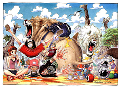 One Piece Color Walk Vol. 3 Lion (на японском языке)
