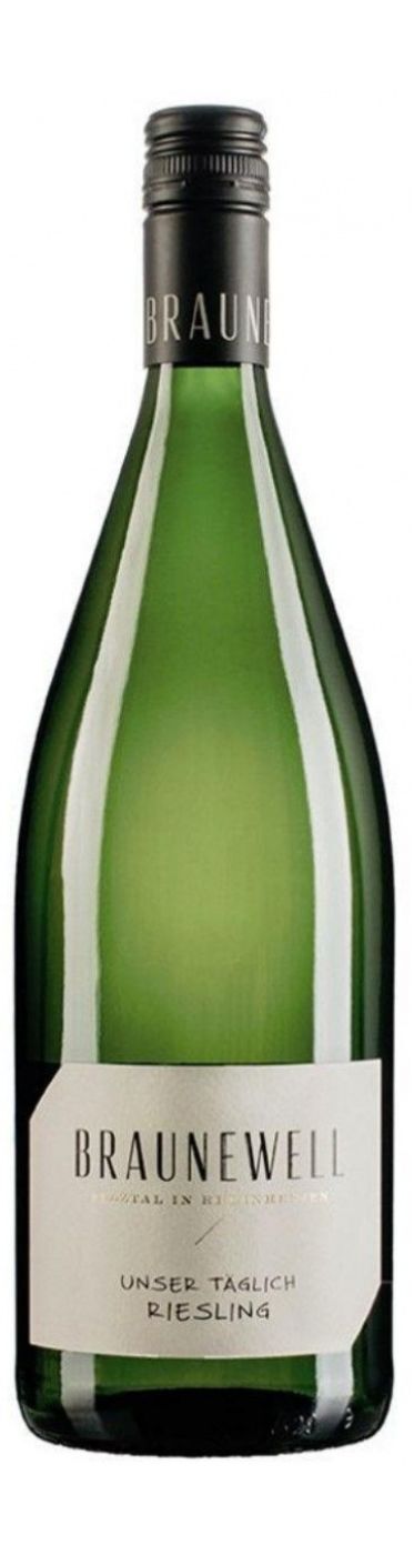Вино Брауневелл Унзер Тэглих Рислинг белое сухое 1л. (4011)