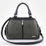 Сумка Саломея 257 македония оливковый + черный