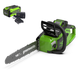 Цепная пила Greenworks GD40CS18K8 40V (40 см) аккумуляторная, с АКБ 8 А/ч и ЗУ