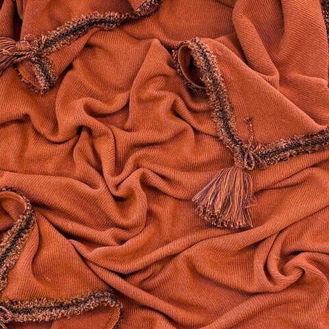 Плед-палантин GRACE ART Rene Real ароматная корица 110x170 см