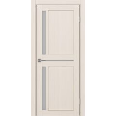 Купить Межкомнатная дверь экошпон Турин 523.221 ясень перламутровый остеклённая