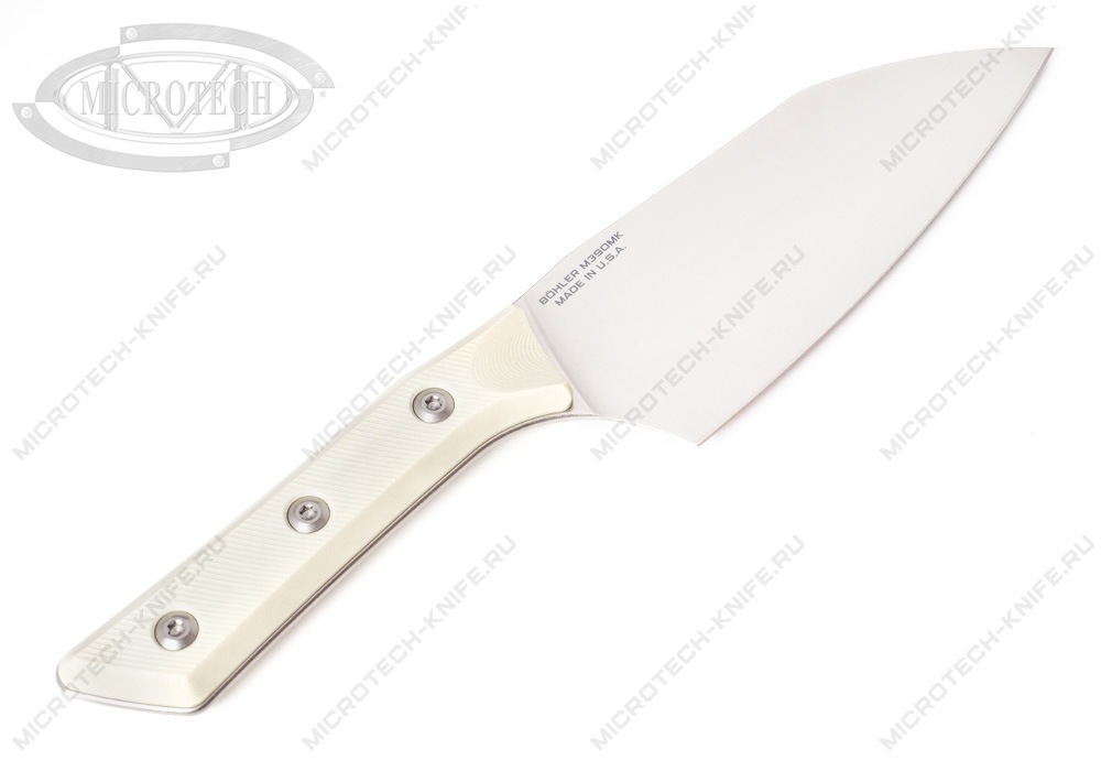 Нож Microtech Kitchen Santoku G-10 3200-10IV Ivory