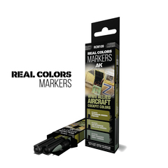 Набор Акриловых маркеров Real Colors Markers set - WWII Allied Aircraft Cockpit