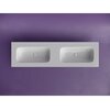 Ceramica Nova Grace CN7023WX Раковина мебельная прямоугольная с двумя чашами без отв. под смеситель, 161x45.7