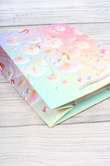 Пакет подарочный M вертикальный, Цветы прелесть, 26*32*12 см (Д*В*Ш), 1 шт.