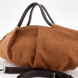 Сумка Саломея 2016 эко-замша миндаль