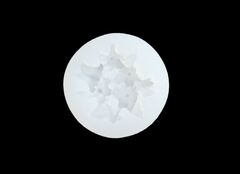 Силиконовый молд Мотылек на букете цветов малый