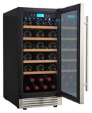 Винный шкаф Cellar Private CP032-1T серебристая дверь