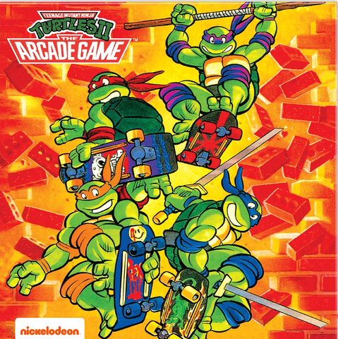 Виниловая пластинка. OST - Teenage Mutant Ninja Turtles II: The Arcade Game (Pizza Color Vinyl)