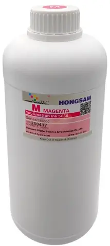 Чернила DCTec сублимационные S636 Magenta (пурпурный) 1000 мл