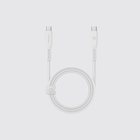 Кабель Energea Flow USB 2.0, USB-C to USB-C, 240W 1.5M, Белый | White