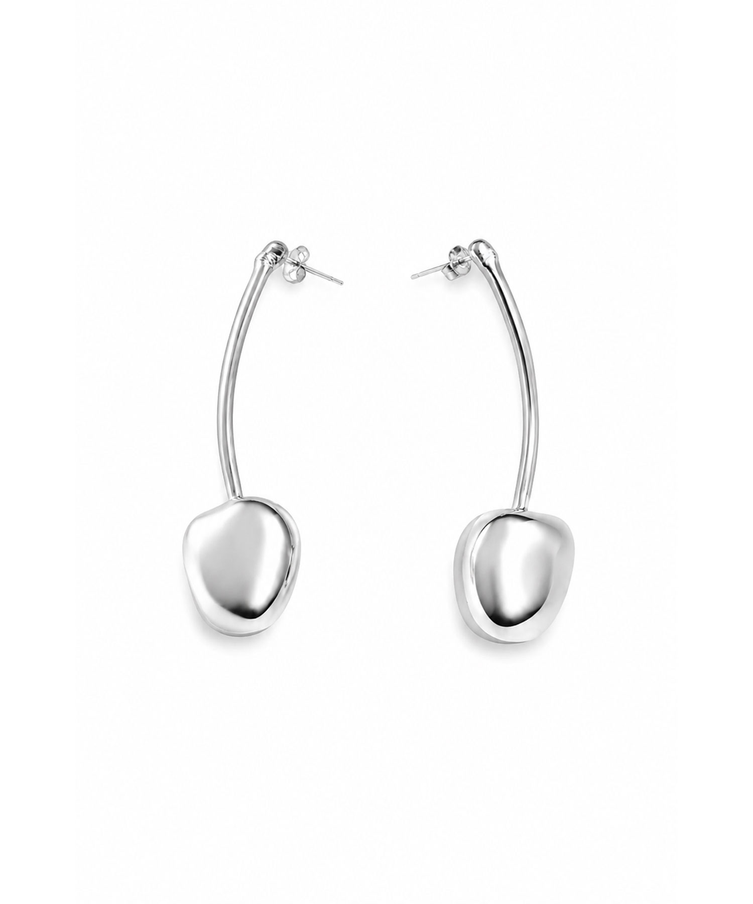 Серьги Вишни silver mini