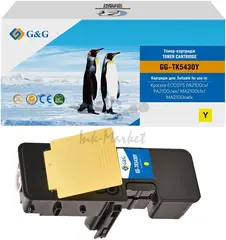 Совместимый лазерный картридж G&G GG-TK5430Y (TK-5430Y) для Kyocera Ecosys PA2100cx, PA2100cwx, MA2100cfx, MA2100cwfx, 1250 стр., желтый