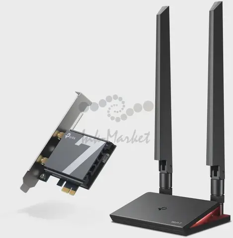 Wi-Fi адаптер PCI Express TP-Link Archer TBE550E BE9300, трехдиапазонный, Wi-Fi 7, Bluetooth 5.4