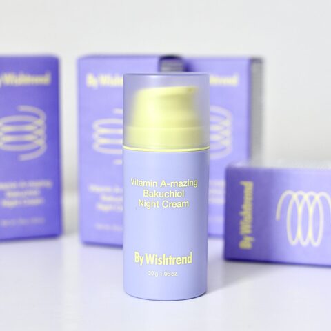 Ночной крем с бакучиолом и ретиналем BY WISHTREND Vitamin A-mazing Bakuchiol Night Cream 30 мл
