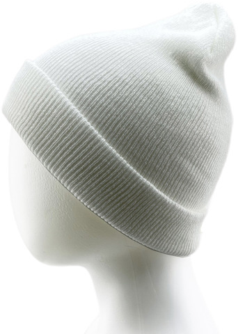 Картинка шапка-бини Skully Wear Board Soft Knitted Hat white - 8