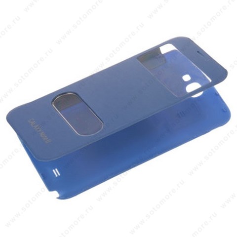 Чехол-книжка book case под ориг для Samsung Galaxy Note 2 N7100 синий