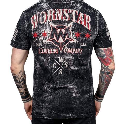 Wornstar | Футболка мужская DEATH MECHANIC TEE W015 спина