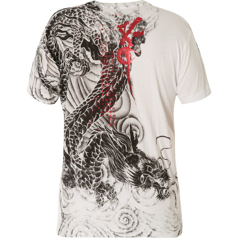 Xtreme Couture | Футболка мужская Imperial Dragon X1913 от Affliction с драконом спина