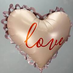 Сердце LOVE 67*57см.