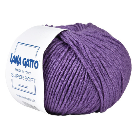 Пряжа Lana Gatto Supersoft 13335 фиолетовый
