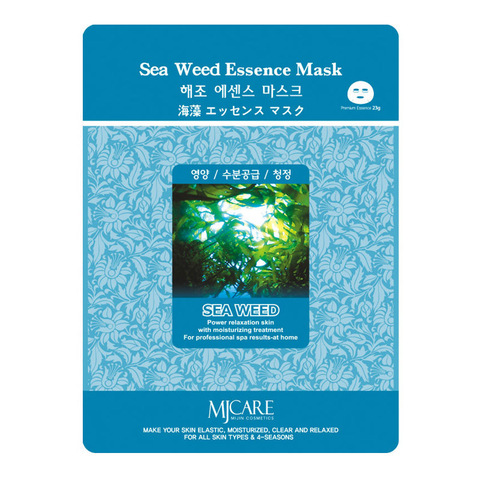 МЖ Essence Маска тканевая морские водоросли Sea Weed Essence Mask 23гр