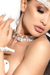 Чокер с золотистыми элементами Arabesque - 