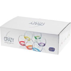 Набор цветных стаканов Crystalex Bohemia Crazy, 390 мл, 6 шт, фото 3