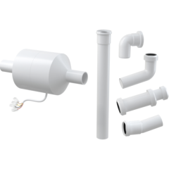 AlcaPlast P128 Вентилятор для скрытых систем инсталляции c возможностью вентиляции фото