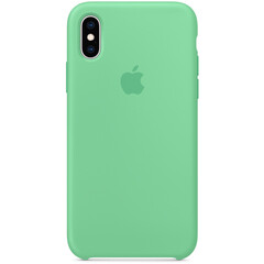 Чехол Apple для iPhone XS, Silicone Case - Spearmint (MVF52ZM/A)