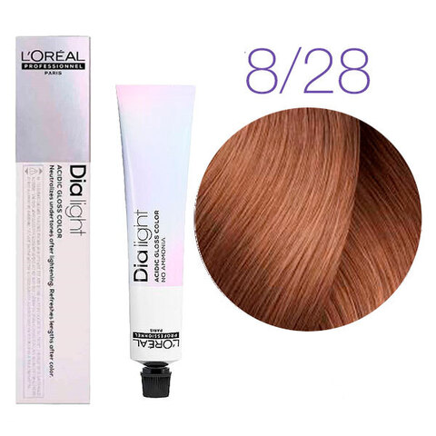 L'Oreal Professionnel Dia light 8.28 (Светлый блондин перламутровый мокка) - Краска для волос