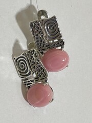 Вергина (серьги из серебра)