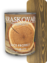 Масло для защиты торцов Kraskovar Slice Protect орех