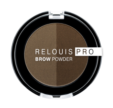 RELOUIS Тени для бровей PRO Brow Powder тон 02 Taupe