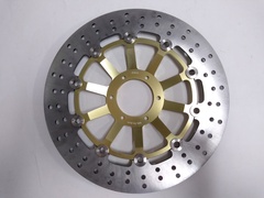 Диск тормозной передний золотой на Honda VFR V-TEC / ABS , CBR RR  , XLV VARADERO ,GL GOLD WING