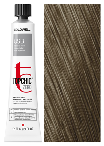 Goldwell Topchic ZERO 8SB серебристый блонд  60 мл