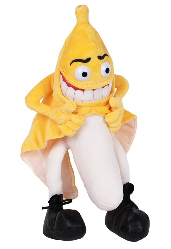 Мягкая игрушка обнимашка БАНАН 130 см в ассортименте banan130