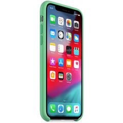 Чехол Apple для iPhone XS, Silicone Case - Spearmint (MVF52ZM/A)