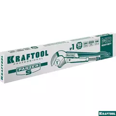 KRAFTOOL PANZER-S, №1, 1?, 330 мм, трубный ключ с изогнутыми губками (2733-10)